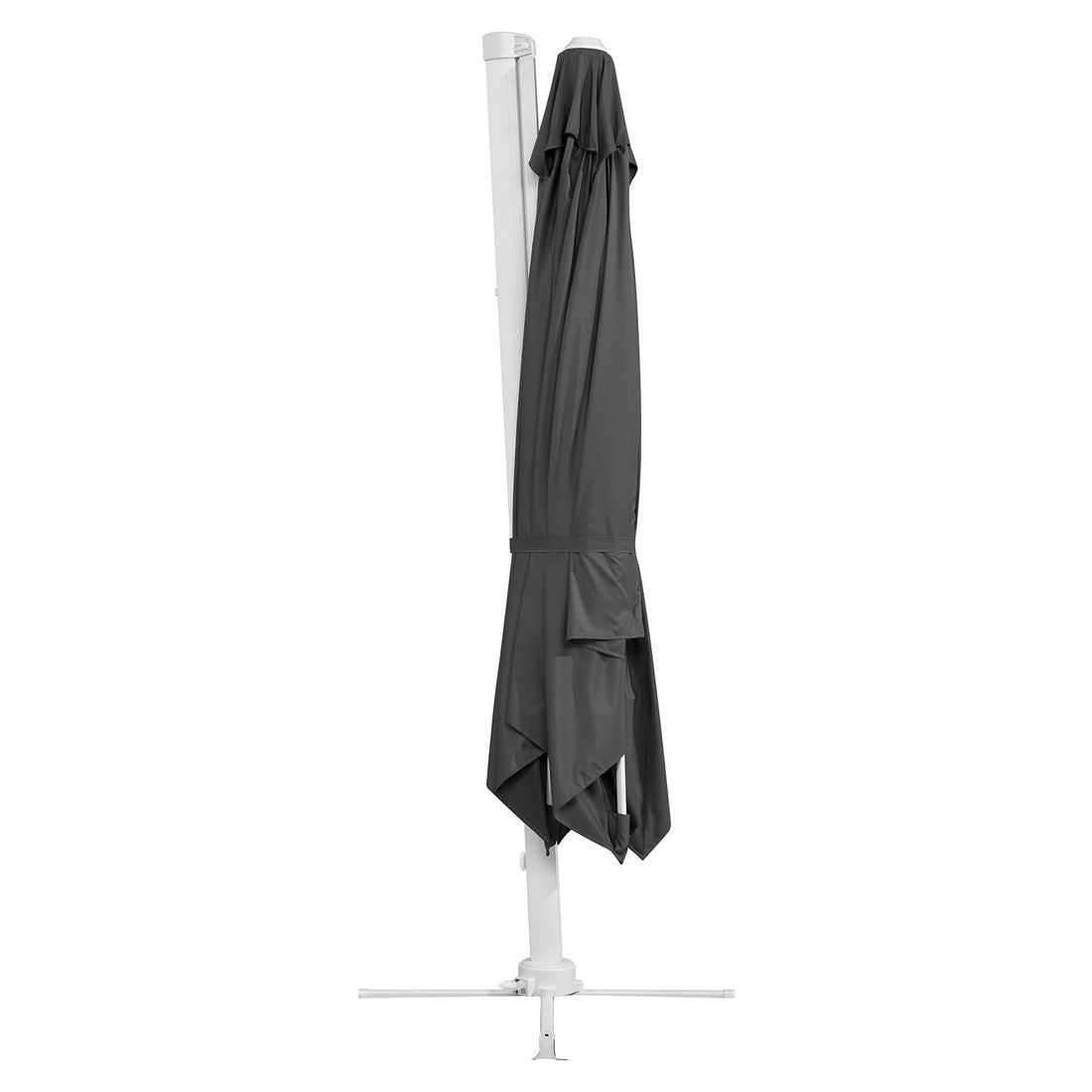 Fritthengende parasoll Rhodos Twist-Bianco 300x300cm - Schneider