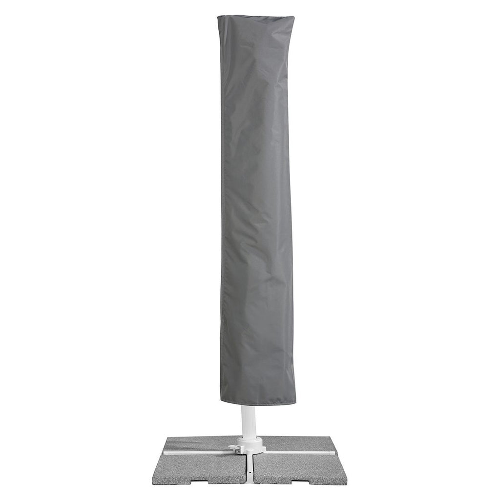 Fritthengende parasoll Rhodos Twist-Bianco 300x300cm - Schneider
