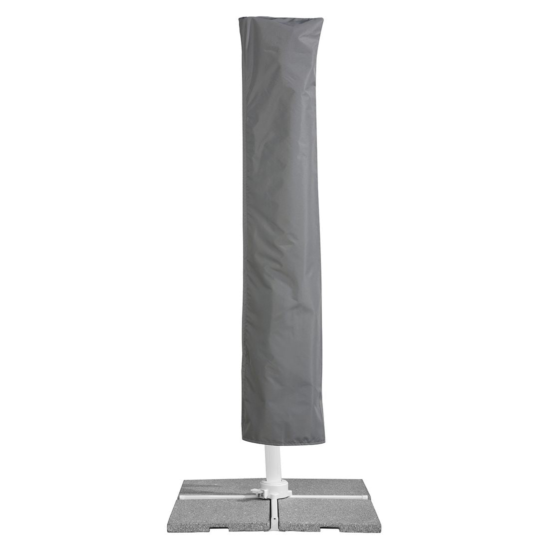 Fritthengende parasoll Rhodos Twist-Bianco 300x300cm - Schneider