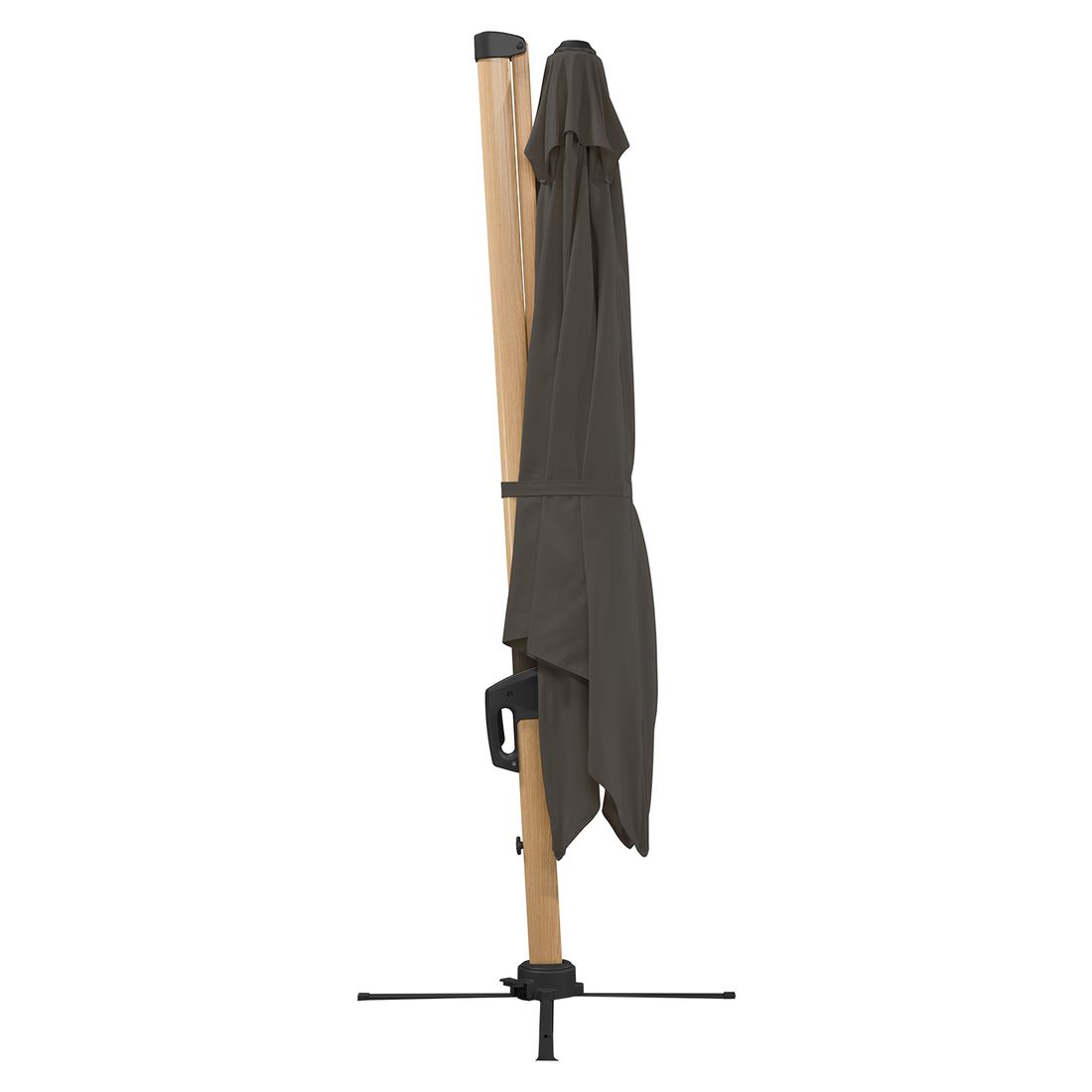 Fritthengende parasoll Rhodos Twist-Woody 300x300cm - Schneider