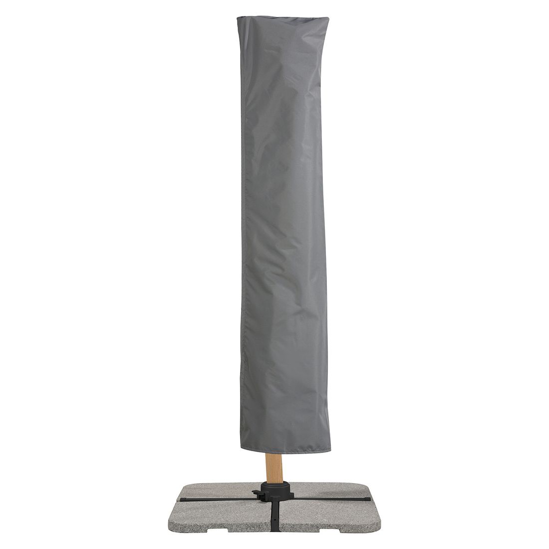 Fritthengende parasoll Rhodos Twist-Woody 300x300cm - Schneider