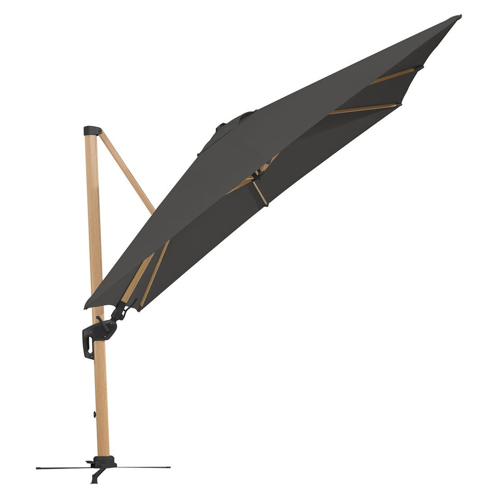 Fritthengende parasoll Rhodos Twist-Woody 300x300cm - Schneider