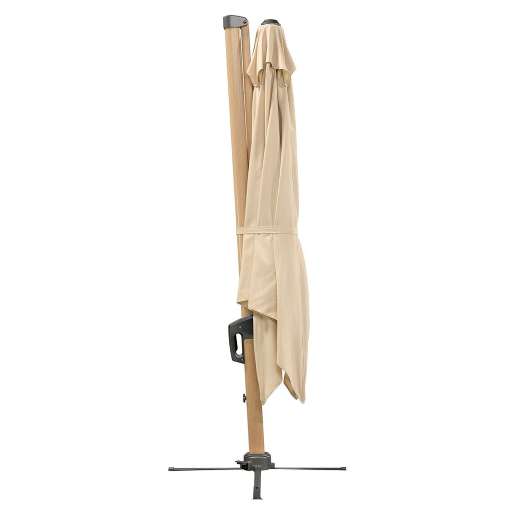 Rhodos Twist-Woody parasoll justeres med 360 grader rotasjon