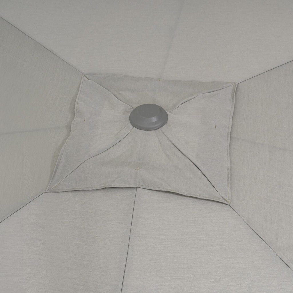Fritthengende parasoll Saint Tropez Ø350cm antrasitt - OUTLIV.