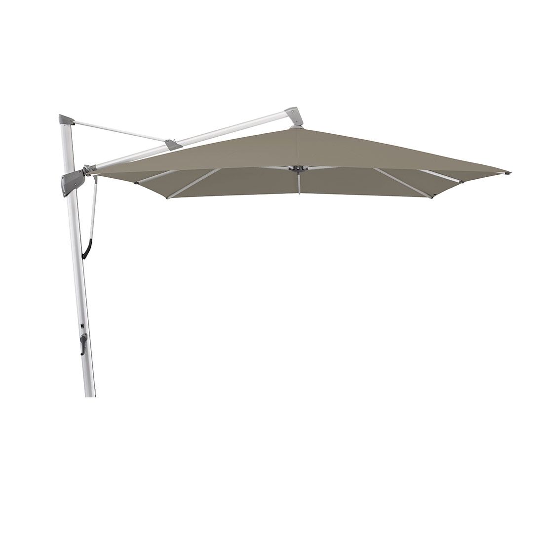 Fritthengende parasoll Sombrano S+ 300x300cm polyester bakside