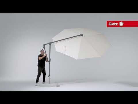 Fritthengende parasoll Sunwing Casa Ø300cm - Glatz forfra
