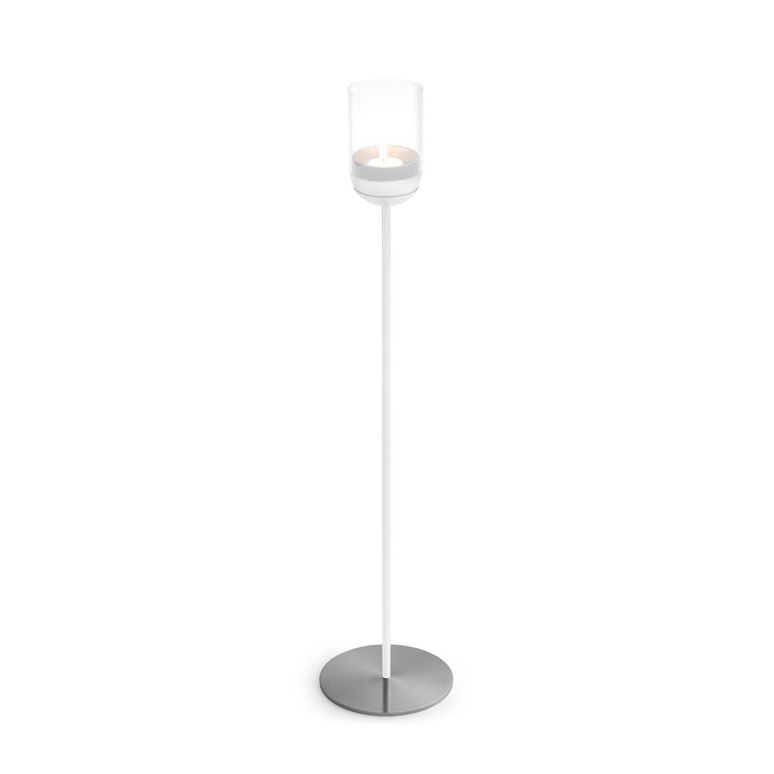 Gravity Candle fot Ø13 cm rustfritt stål - höfats nærbilde