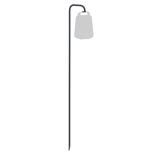 Gulvlampe ute Balad jordspyd stål 159 cm antrasitt forfra