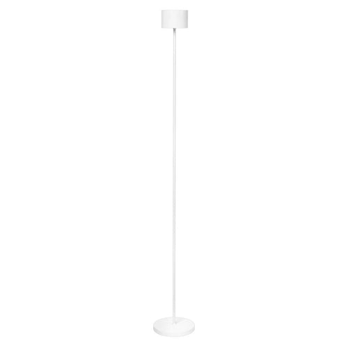 Gulvlampe ute Farol Mobile LED hvit 115 cm forside