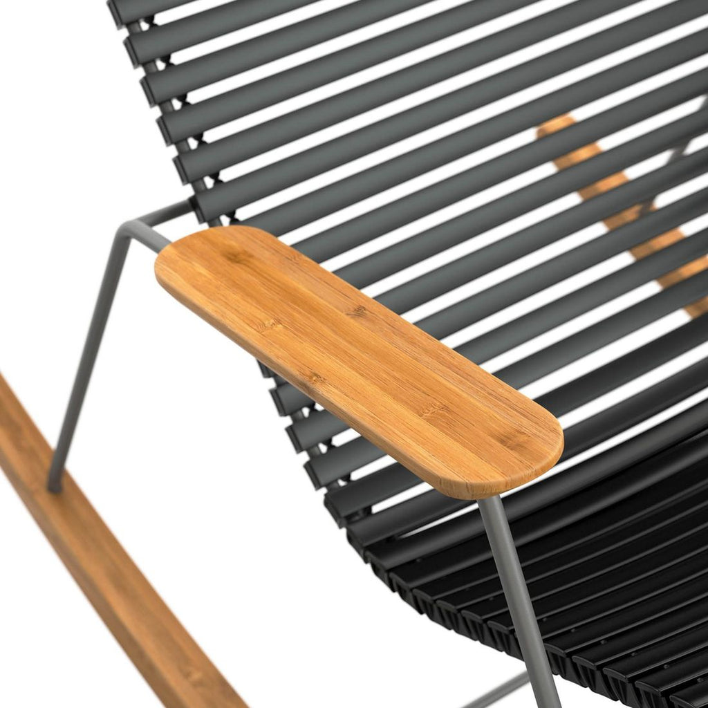 Gyngestol Click stål og plast 63x103 cm - HOUE med puter