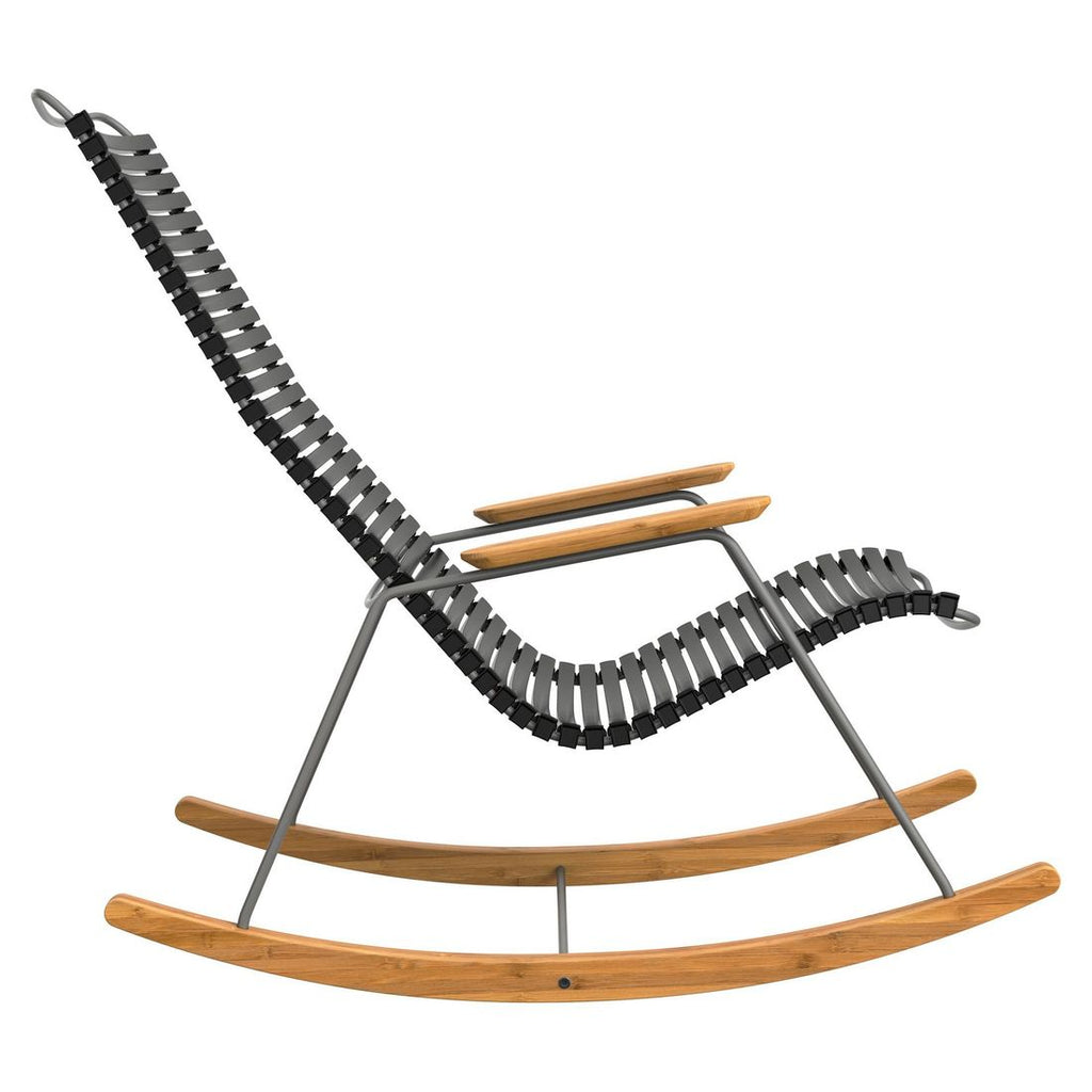 Sideprofil av Gyngestol Click stål og plast 63x103 cm - HOUE