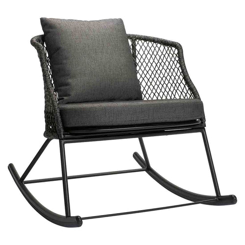 Bakside av Gyngestol Odea aluminium og tau 78 cm