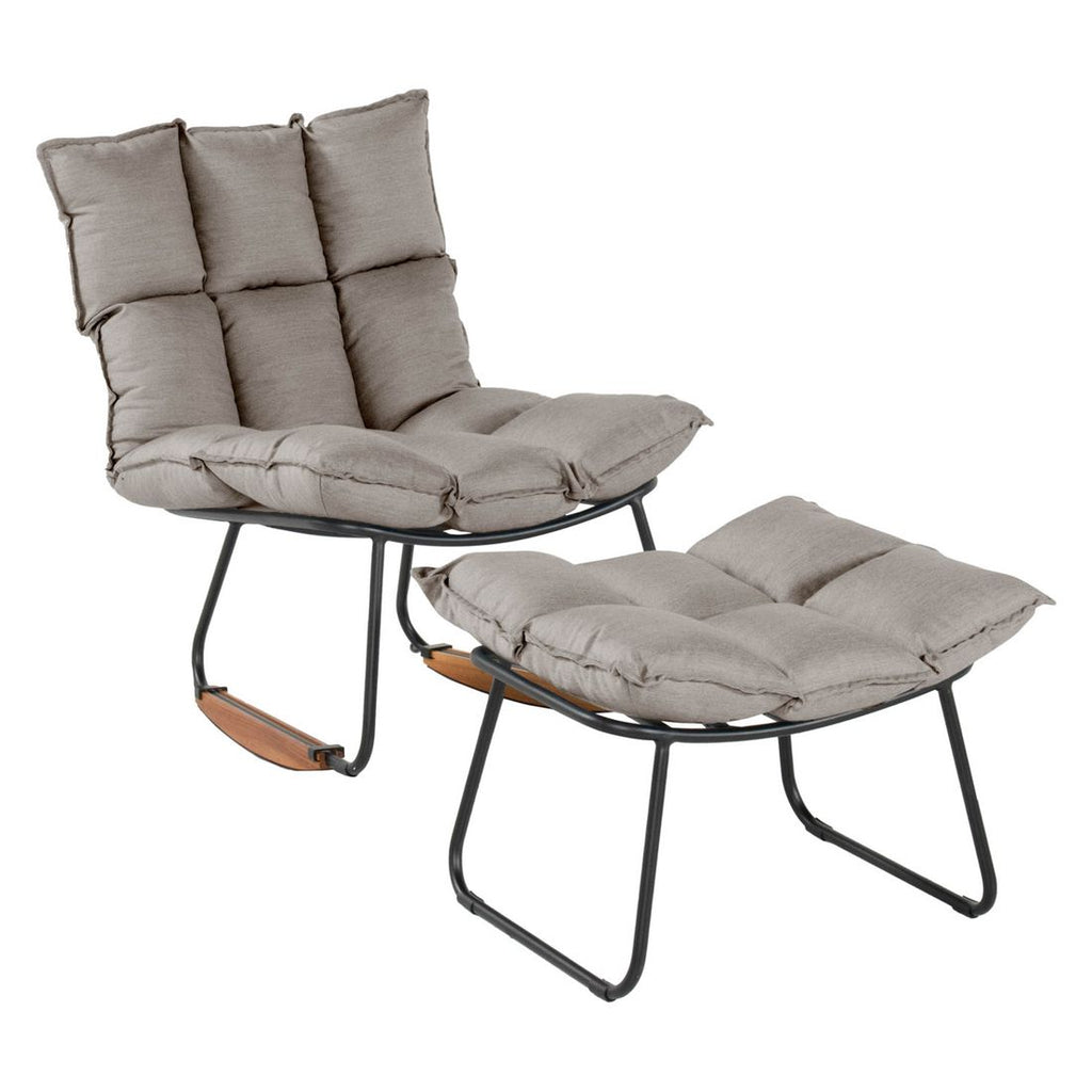 Gyngestol ute Leska aluminium Sunbrella Schöner Wohnen forfra
