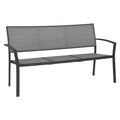 Hagebenk Allround 165 cm aluminium/textilen, stabelbar fra Stern for hagebruk