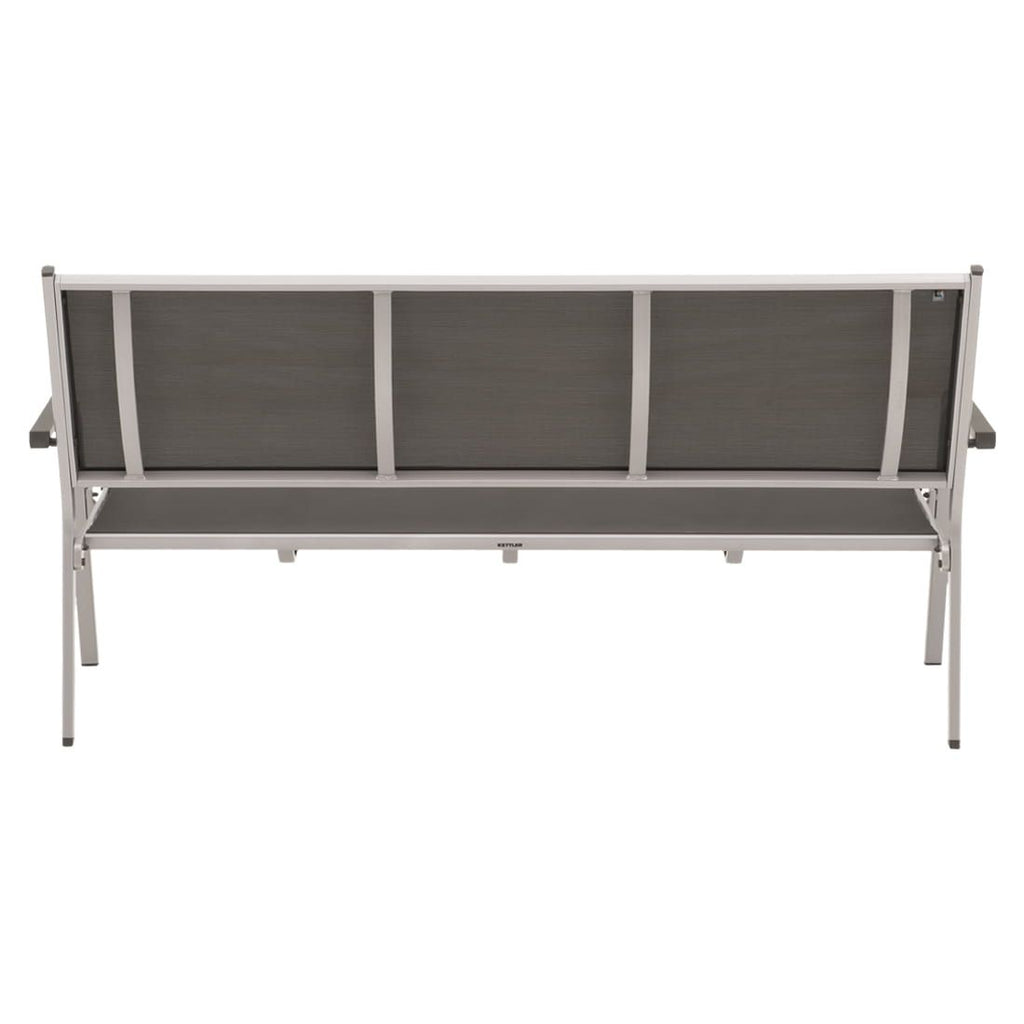 Hagebenk Basic Plus 3-seter aluminium/textilen 191 cm armlener