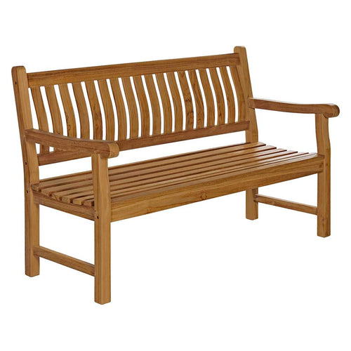 Hagebenk Bretagne teak 120 cm forfra
