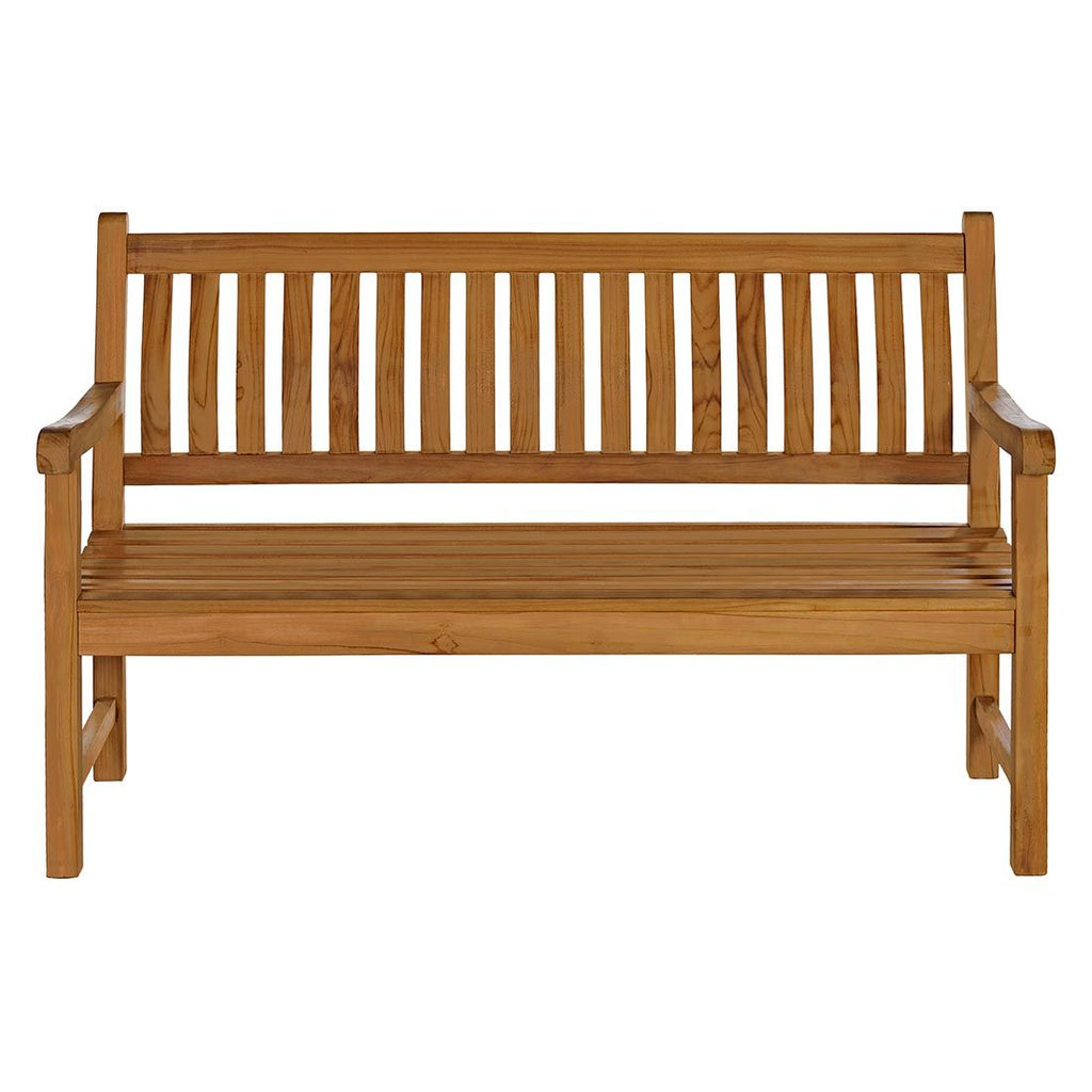 Hagebenk Bretagne teak 120 cm bakside