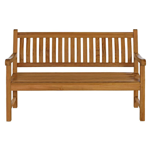 Hagebenk Bretagne teak 120 cm bakside
