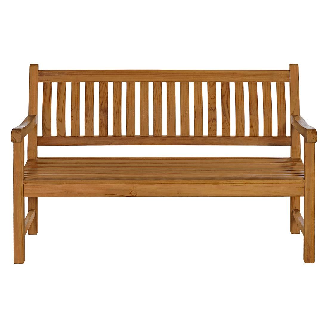 Hagebenk Bretagne teak 120 cm bakside