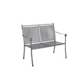 Hagebenk Excelsior metall 109,5 cm jerngrå Royal Garden forfra