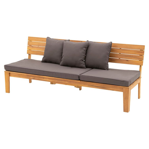 Hagebenk Genua akasie/polyester 200 cm - OUTLIV forfra