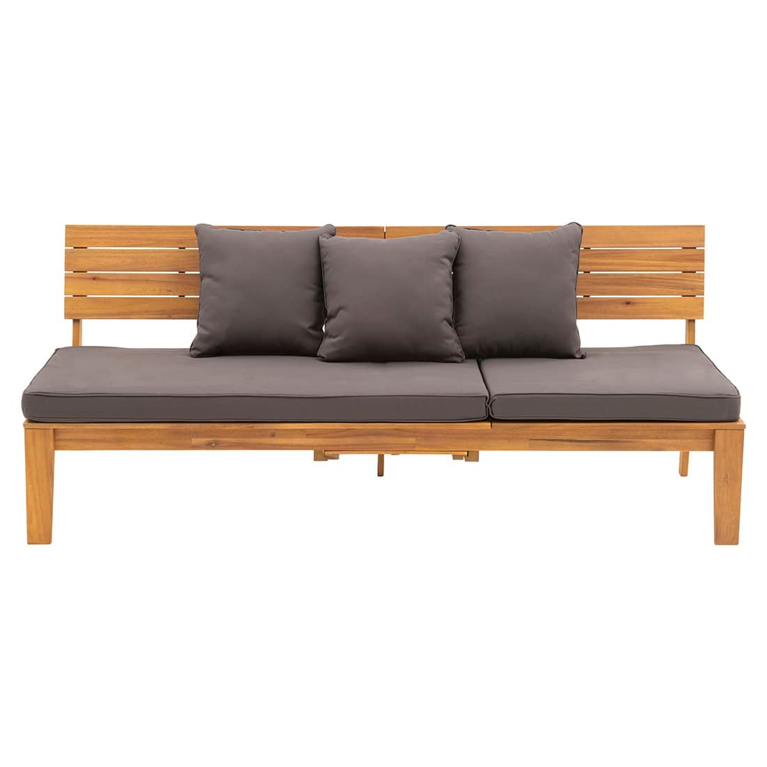 Hagebenk Genua akasie/polyester 200 cm - OUTLIV bakside