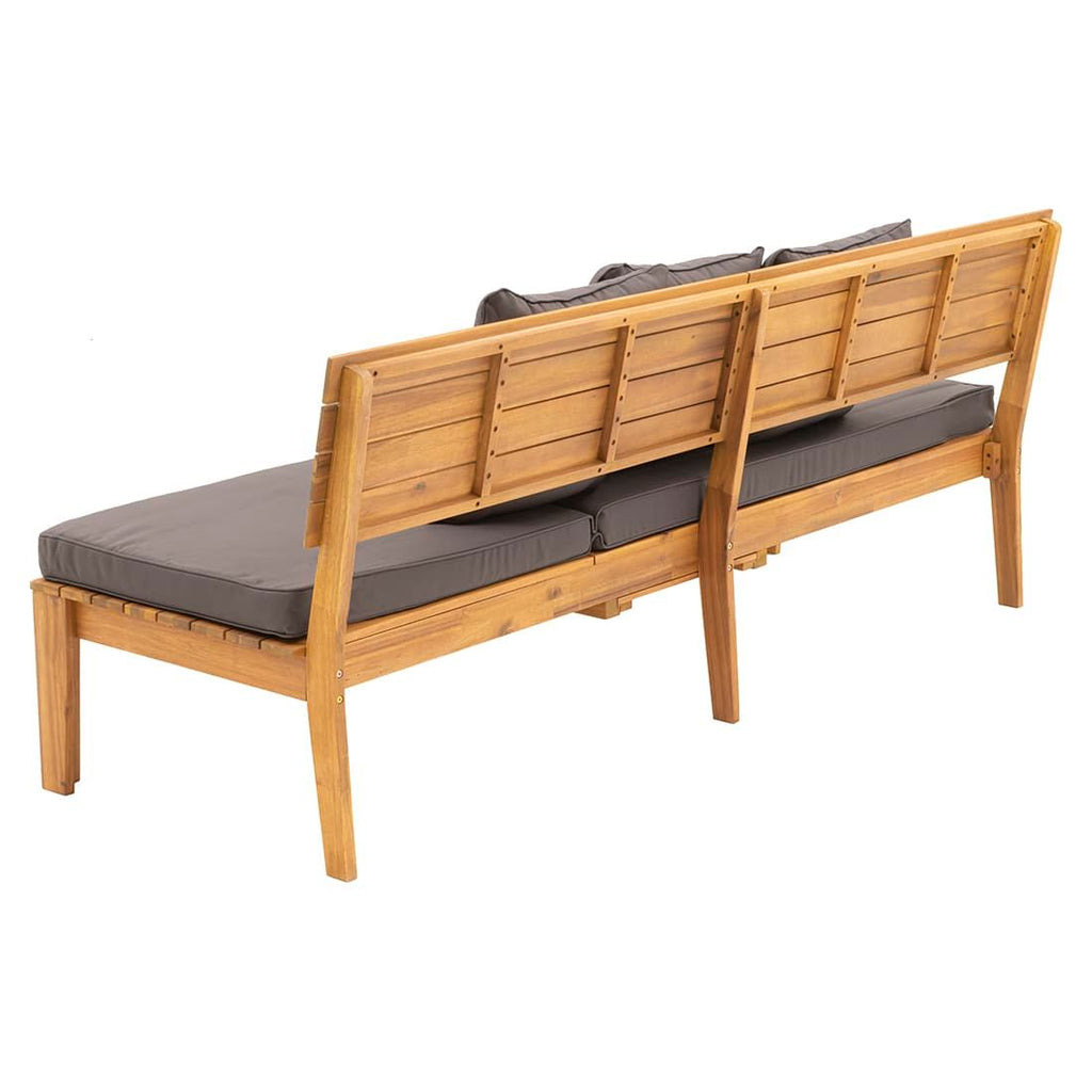 Montert Hagebenk Genua akasie/polyester 200 cm - OUTLIV i hage