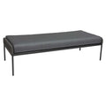 Hagebenk Greta 3-seter 166 cm aluminium tau foran
