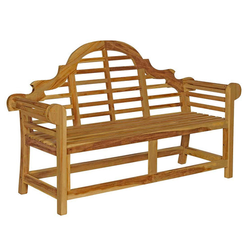 Hagebenk Malboro teak 165 cm forfra
