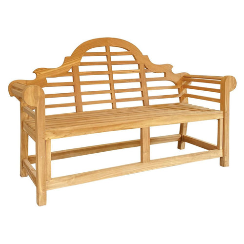Hagebenk Marlboro teak 167 cm forfra