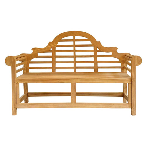 Hagebenk Marlboro teak 167 cm detalj nærbilde