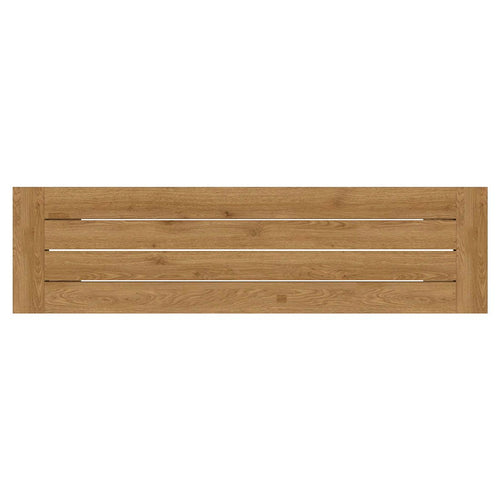 Hagebenk Oxford resirkulert teak 150 cm bakside