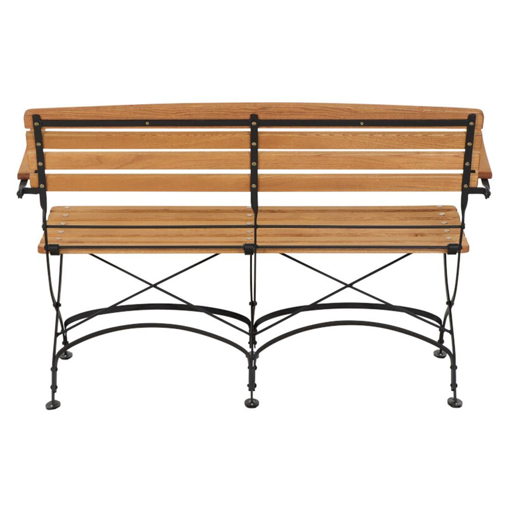 Hagebenk Peru III sammenleggbar stål/robinie 132 cm sammenlagt