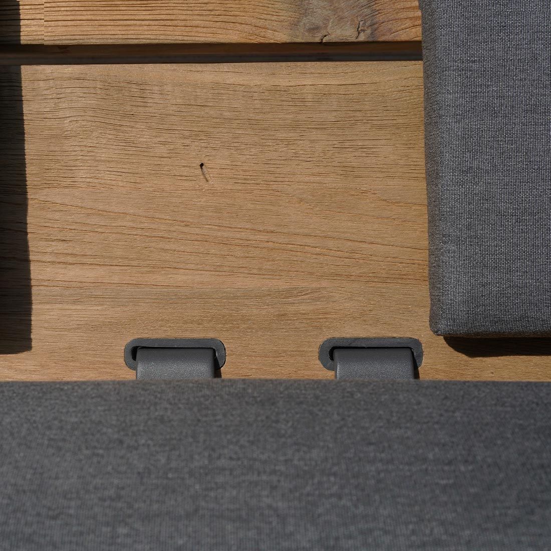 Oversiktsbilde av Hagebenk Phönix aluminium/resirkulert teak 220 cm