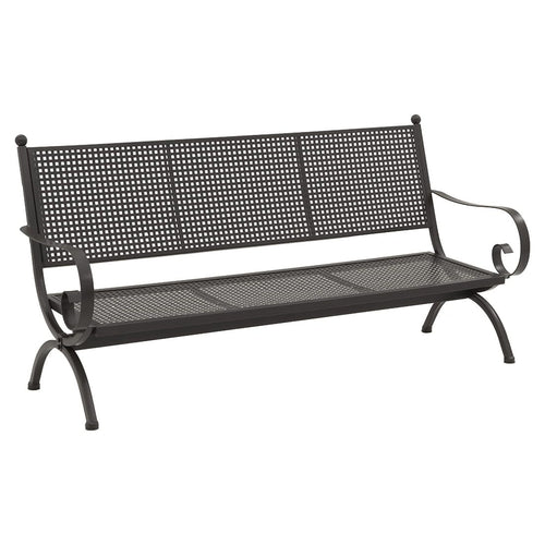 Hagebenk Romeo 170 cm smijern antikk brun forfra