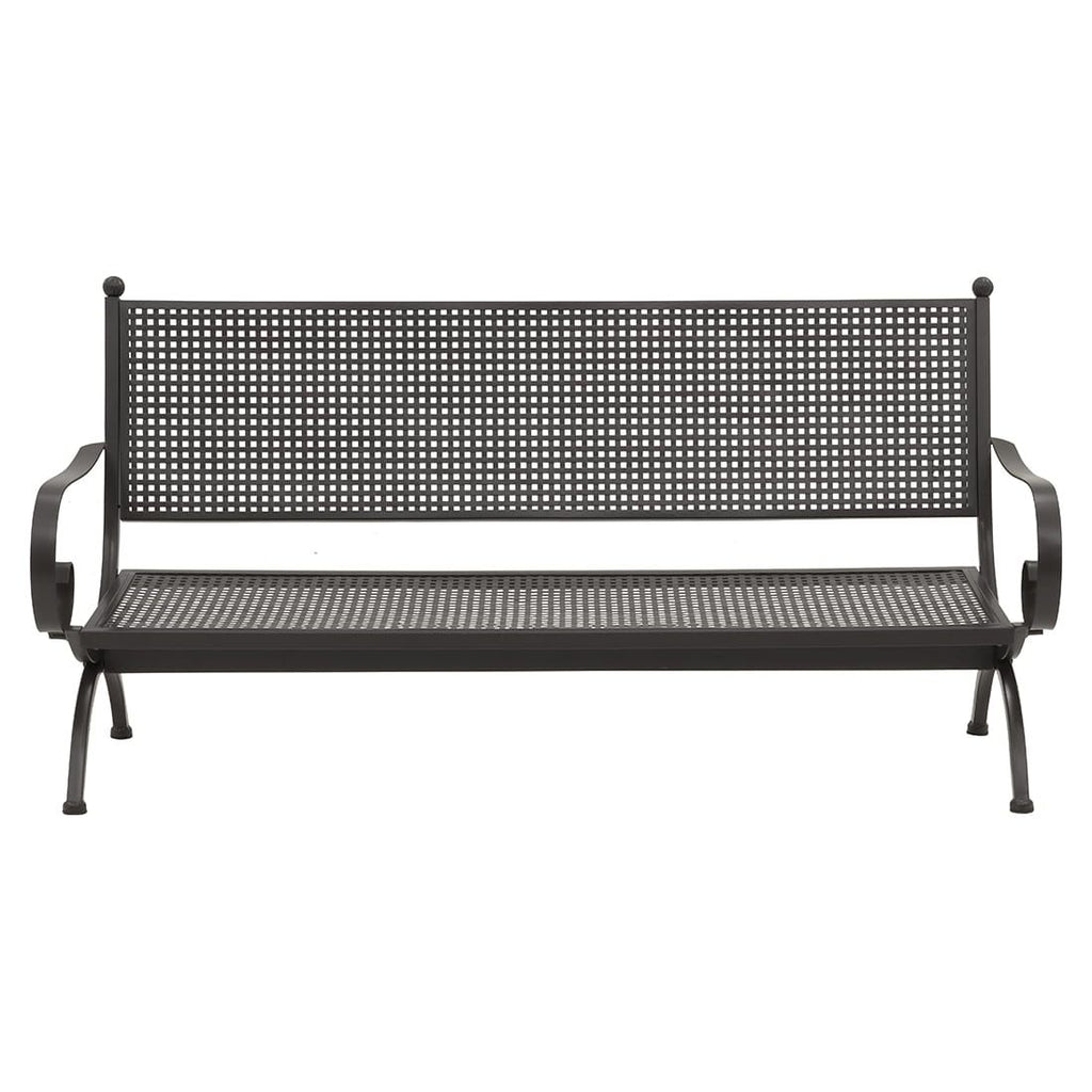 Hagebenk Romeo 170 cm smijern antikk brun bakside