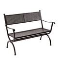 Hagebenk Romeo smijern 122 cm brun sett forfra