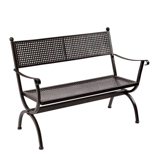 Hagebenk Romeo smijern 122 cm brun sett forfra