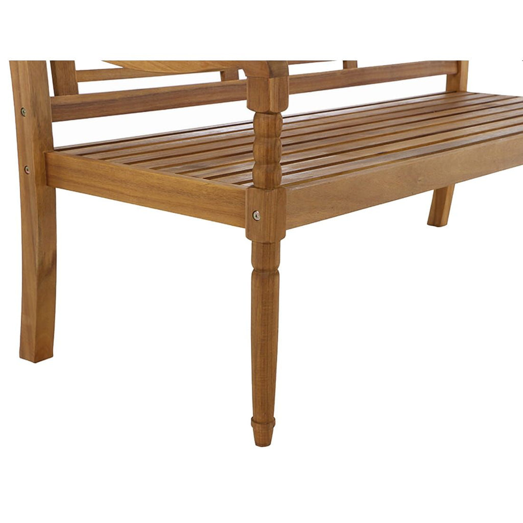 Sideprofil av Hagebenk Westport akasie 150 cm - Siena Garden