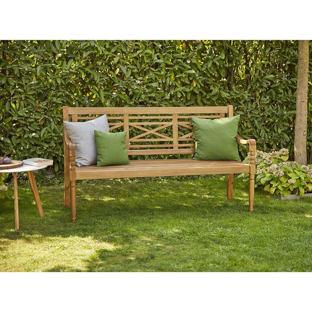 Hagebenk Westport akasie 150 cm - Siena Garden med naturlig trefinish