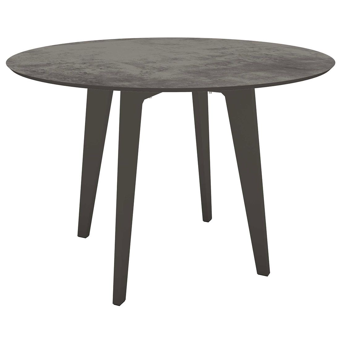 Hagebord Ø110 cm aluminium/Silverstar 2.0 - Stern sett forfra