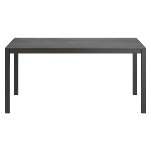 Hagebord 160x90 cm aluminium og HPL antrasitt - OUTLIV bakside