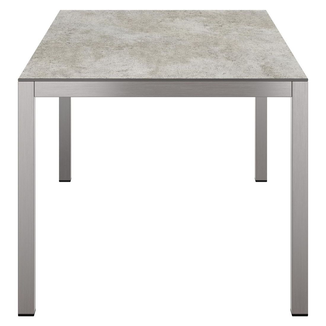 Nærbilde av ben på Hagebord 160x90 cm rustfritt stål/Dekton - OUTLIV
