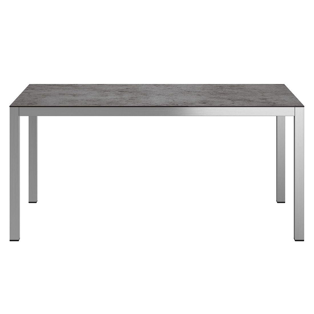 Hagebord 160x90 cm rustfritt stål/glasskeramikk - OUTLIV bakside
