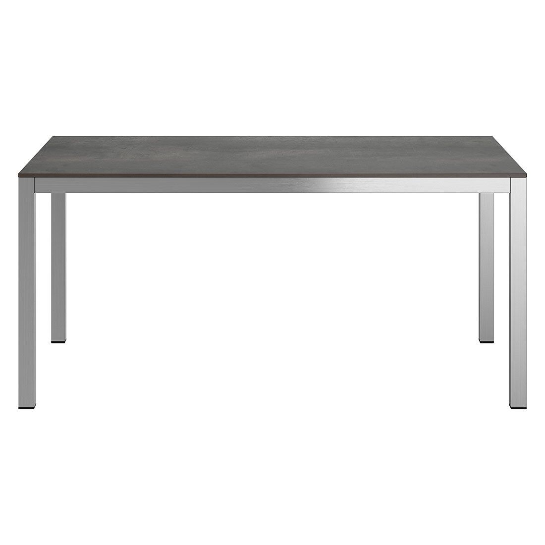 Hagebord 160x90 cm rustfritt stål HPL OUTLIV bakside