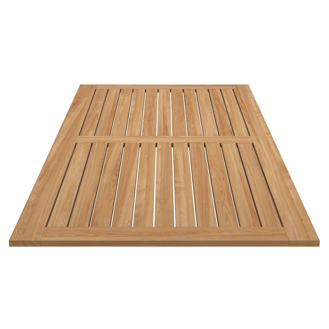 Montert Hagebord 200x100 cm aluminium og teak svart - Stern i hage