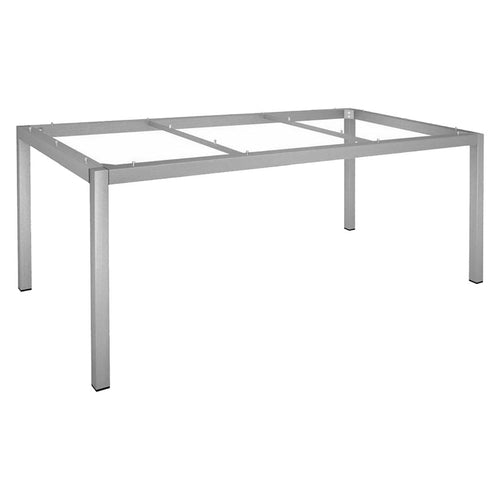 Hagebord 200x100 cm rustfritt stål/Silverstar 2.0 - Stern bakside