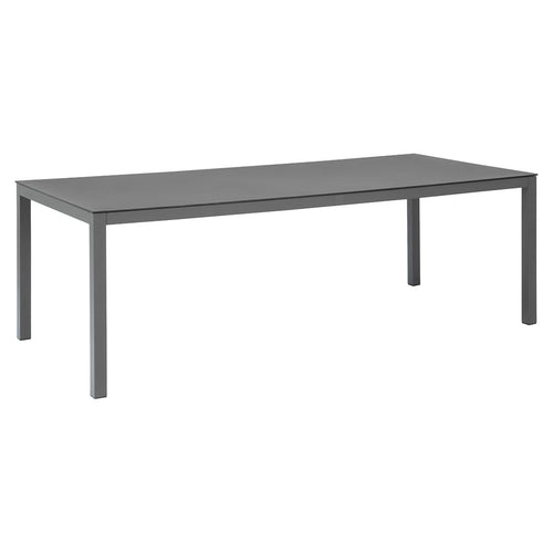 Hagebord 220x100 cm aluminium/glasskeramikk - OUTLIV forfra