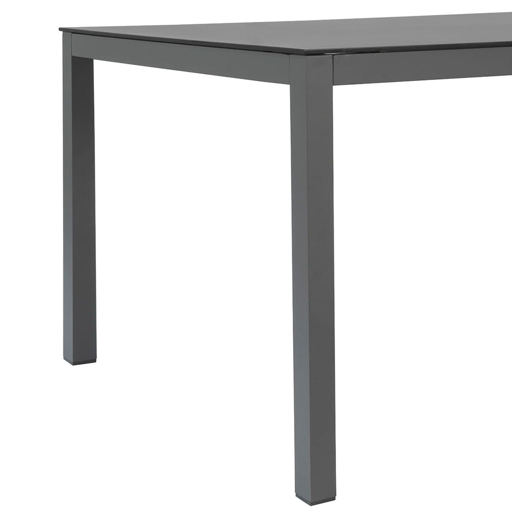 Nærbilde av aluminiumsramme på Hagebord 220x100 cm aluminium/glasskeramikk - OUTLIV