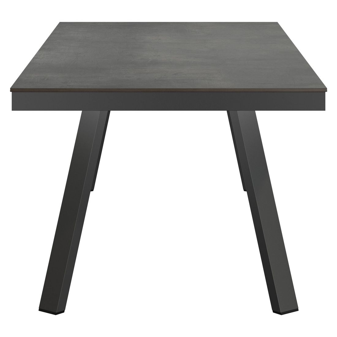 Montert Hagebord 220x100 cm aluminium/HPL sementgrå - OUTLIV i hage